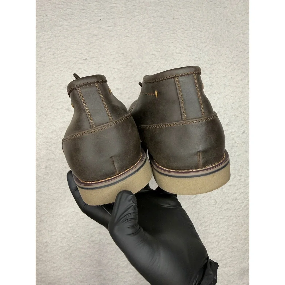 Kobra-Y D-Walnut Mens Chukka Boots Dark Brown Lace Up Desert Shoes Size 11